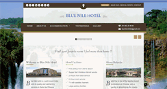 Desktop Screenshot of bluenilehotel.com